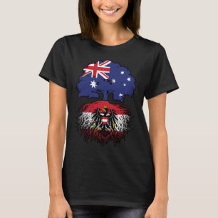 Österreich Australien Tree Roots T-Shirt