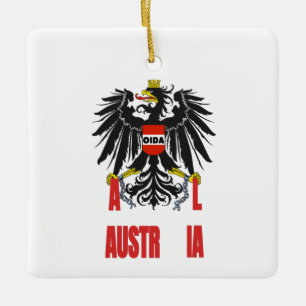 Österreich Australien Verwirrung bei Adlern Keramikornament