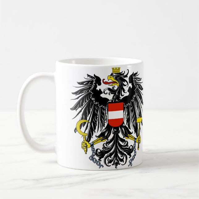 Österreich Bundesadler Kaffeetasse (Links)