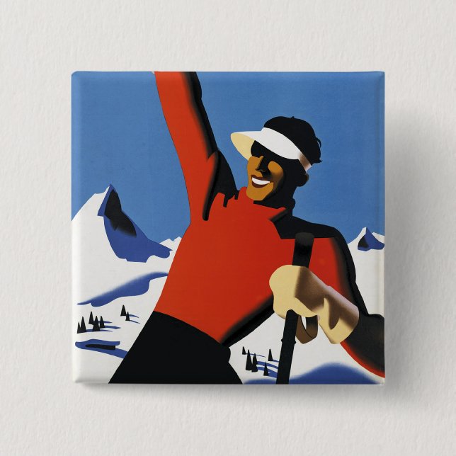 Österreich Button (Vorderseite)