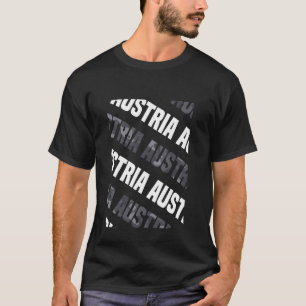 Österreich Camouflage Pattern Gray Camouflage T-Shirt