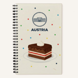 Österreich Erbes- und Kaiserpalast-Fotoarchiv Notizbuch