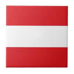 Österreich-Flagge Fliese