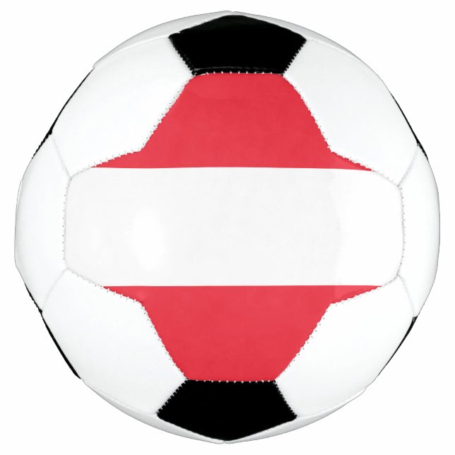 Österreich-Flagge Fußball (Vorderseite)