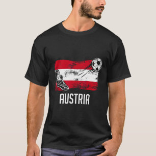 Österreich Flagge Jersey Österreichische Fußballma T-Shirt