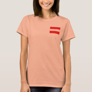 Österreich-Flagge + Karte T - Shirt