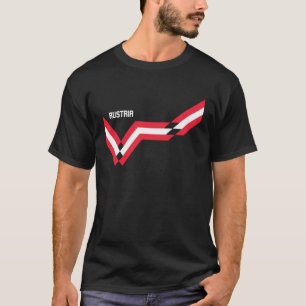 Österreich-Flagge Österreichisches Erbe Vintage Ös T-Shirt