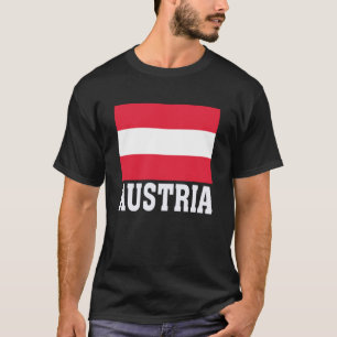 Österreich-Flagge Patriotisches Nationales Erbe An T-Shirt