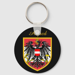 Österreich-Flagge Schlüsselanhänger