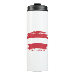 Österreich-Flagge Thermosbecher