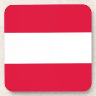 Österreich-Flagge Untersetzer