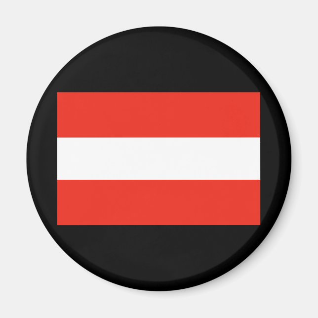 Österreich - Flaggenstaat / Österreich - Magnet (Vorne)