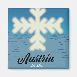 Österreich für Ski Magnet