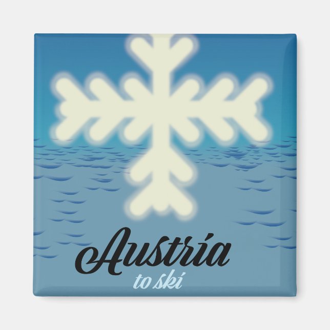 Österreich für Ski Magnet (Vorne)