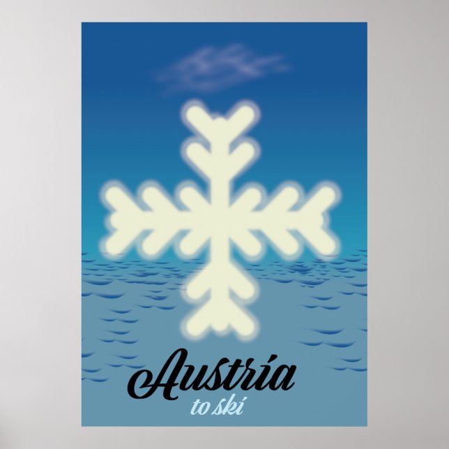 Österreich für Ski Poster (Vorne)