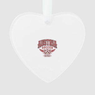 Österreich Fußball 2026 Fußball Fett Land Typograf Ornament
