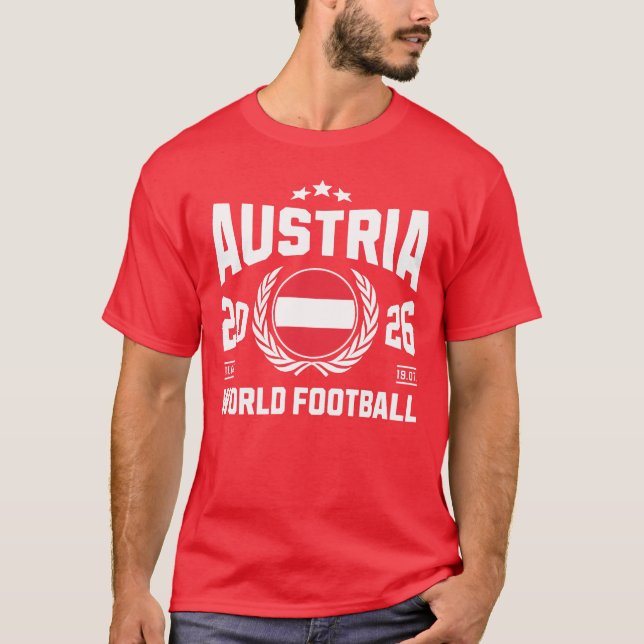 Österreich Fußball 2026 T-Shirt (Vorderseite)