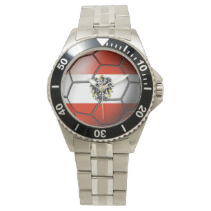 Österreich-Fußball Armbanduhr