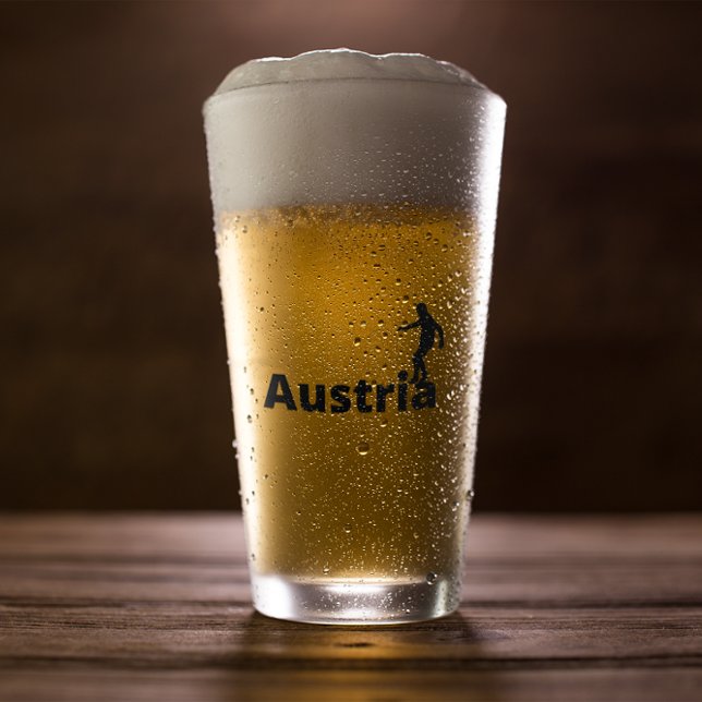 Österreich Fußball Glas (Von Creator hochgeladen)