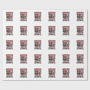 Österreich Fußball Skelett Stürmer Nationen Poster Geschenkpapier