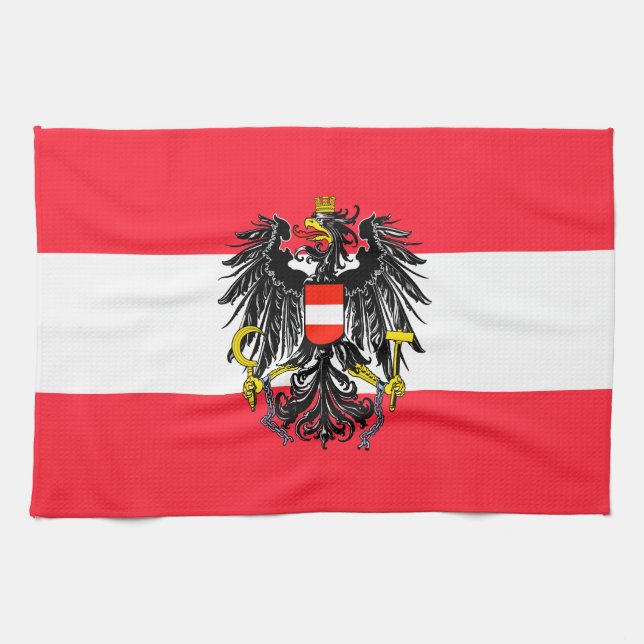 Österreich Geschirrtuch (Horizontal)