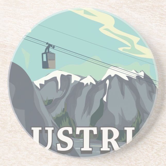 Österreich Getränkeuntersetzer (Vorne)