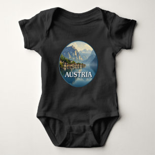 Österreich Hallstatt Europäische Gewerkschaft Baby Strampler
