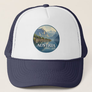 Österreich Hallstatt Europäische Gewerkschaft Truckerkappe