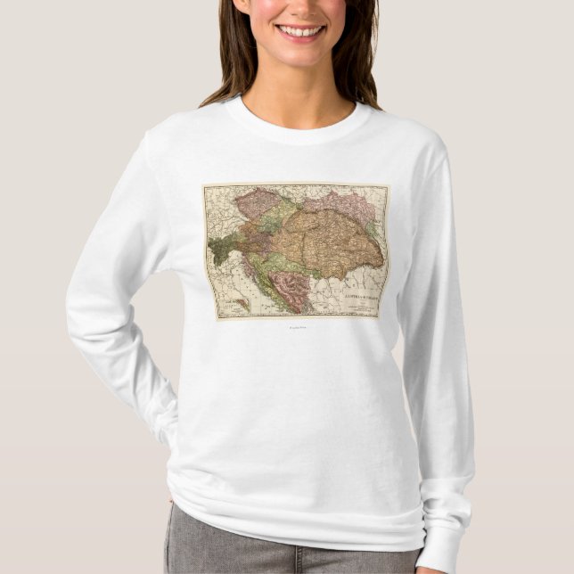 Österreich-HungaryPanoramic MapAustria-Ungarn T-Shirt (Vorderseite)
