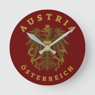 Österreich - Imitate - Goldmedaille für Waffen Runde Wanduhr