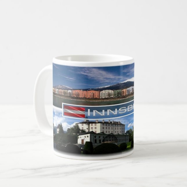 Österreich - Innsbruck - Kaffeetasse (Vorderseite Links)