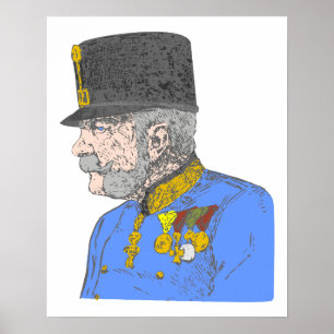 Österreich Kaiser Habsburg Franz Joseph Poster