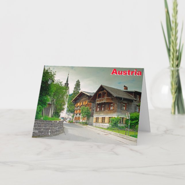 Österreich Karte (Vorderseite)