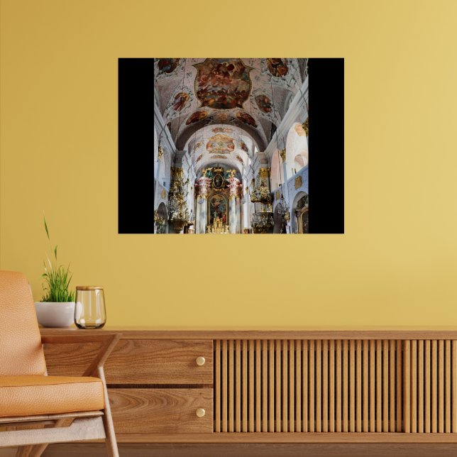 Österreich Kathedrale Decke Poster (Wohnzimmer 2)