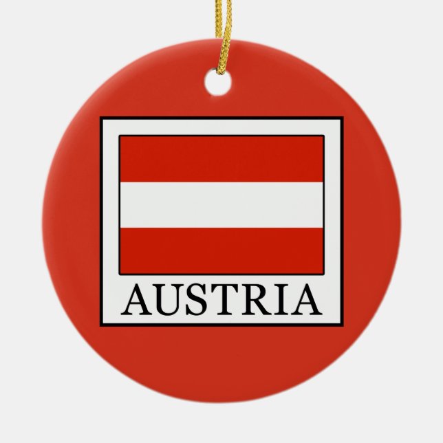 Österreich Keramik Ornament (Vorne)