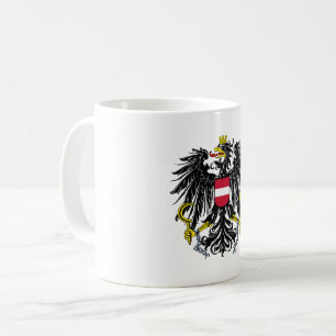 Österreich Landeswappen Symbol Emblem Flagge Kaffeetasse