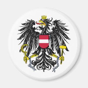 Österreich Landeswappen Symbol Emblem Flagge Magnet