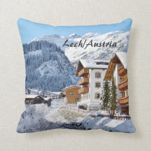 Österreich Lech am Arlberg Souvenir Kissen