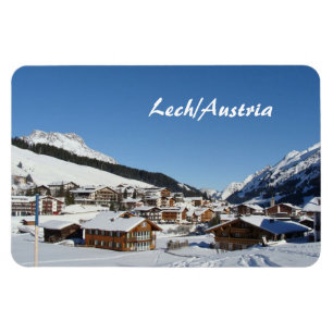 Österreich, Lech am Arlberg Souvenir Magnet