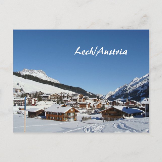 Österreich Lech am Arlberg Vorarlberg Postkarte (Vorderseite)