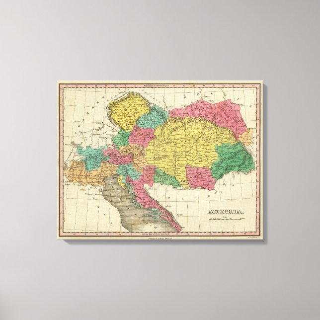 Österreich Leinwanddruck (Vorderseite)