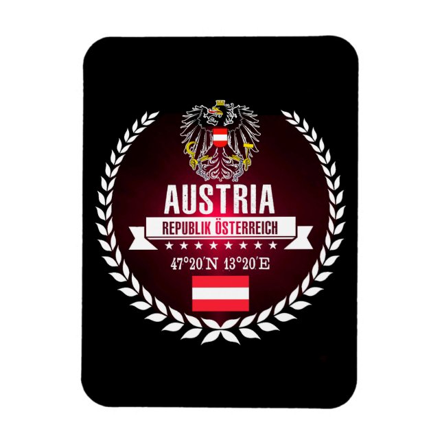 Österreich Magnet (Vertikal)