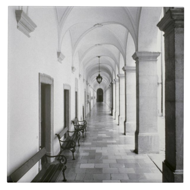 Österreich, Melk. Melk Abbey, Österreichs beste Fliese (Vorderseite)