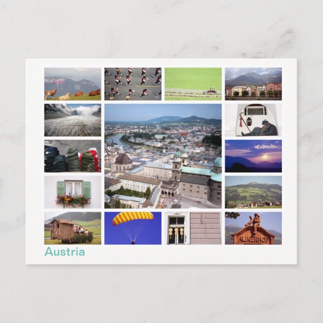 Österreich - Multi-Image Postkarte (Vorderseite)