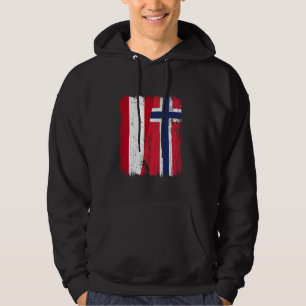 Österreich Norwegen Halbe Flagge Österreichische N Hoodie