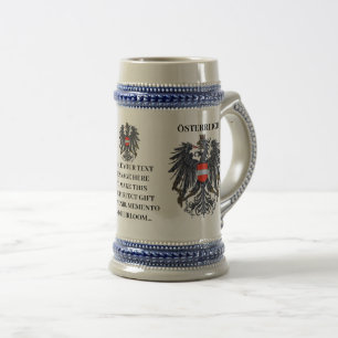 Österreich Oktoberfest Crest Custom  Bierglas