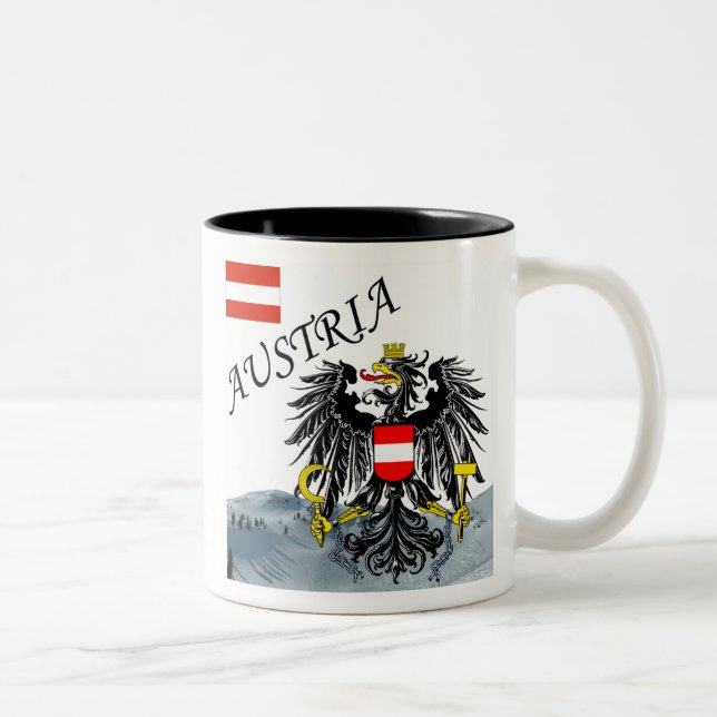 Österreich - Osterreich Zweifarbige Tasse (Rechts)
