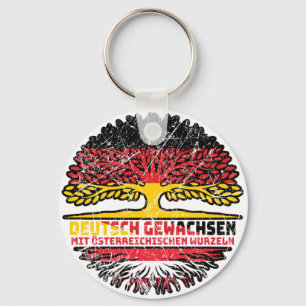 Österreich Österreichisch Deutsch Deutschland Baum Schlüsselanhänger