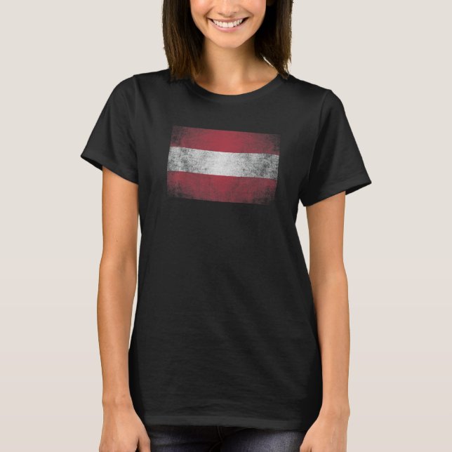 Österreich Österreichische Zuhause für Flaggenstaa T-Shirt (Vorderseite)