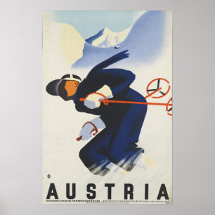 Österreich - Österreichisches Vintage Travel Poste Poster